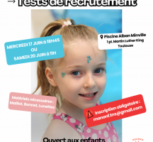 TESTS DE RECRUTEMENT : SAISON 2026/2027
